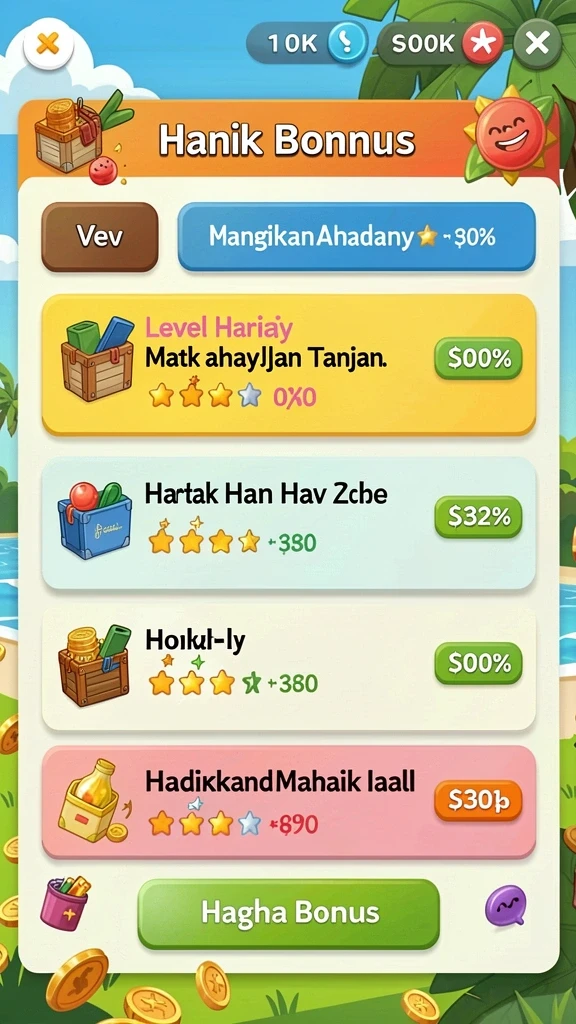 lion4d - Tampilan awal game yang menarik dan penuh warna.