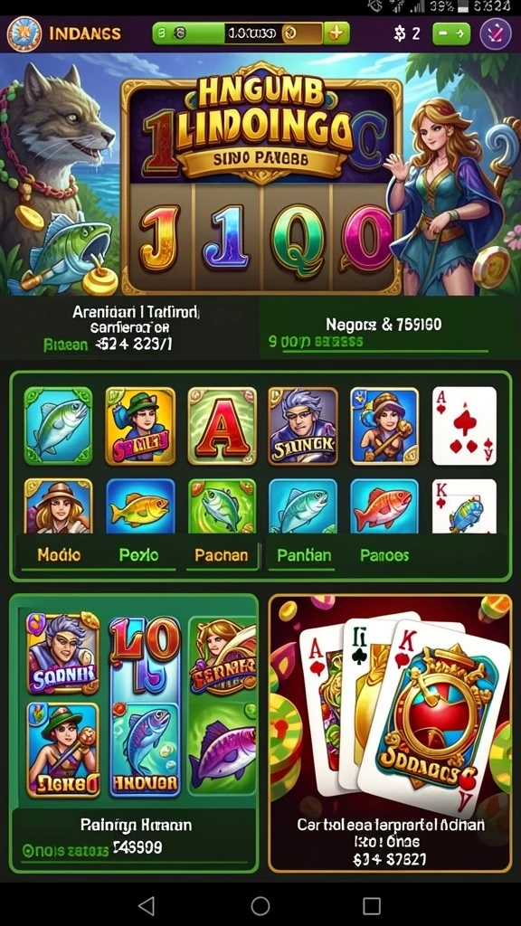 rsngame - Antarmuka pengguna yang menarik dan mudah digunakan.